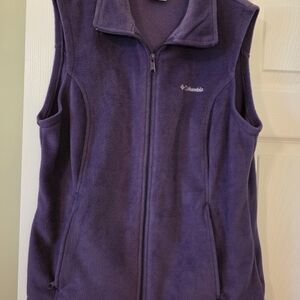 Columbia Purple Fleece Vest